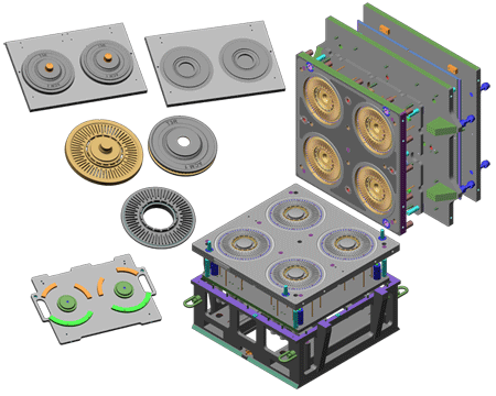 Cast model drawing